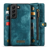 CaseMe Samsung Galaxy S21 008 Series Löstagbart Skal Petrol
