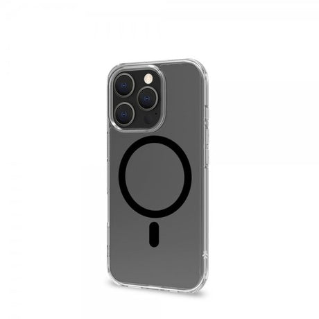 Celly iPhone 16 Pro Skal GELSKINMAG Transparent Svart
