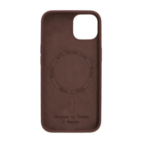 Rvelon iPhone 13/iPhone 14 Skal Silikon MagSafe Brun