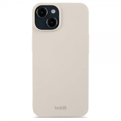 holdit iPhone 15 Skal Slim Case Light Beige