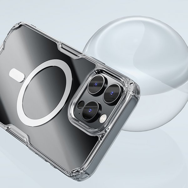 Nillkin iPhone 16 Skal Nature Pro Series MagSafe Transparent