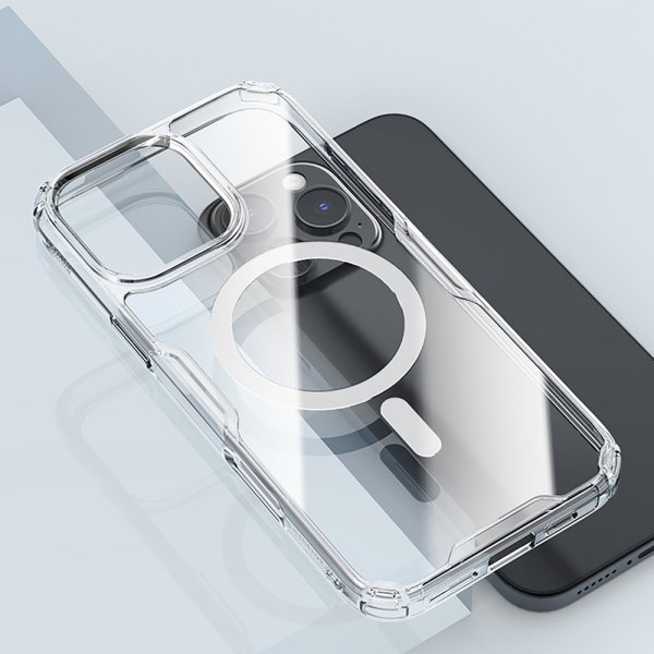 Nillkin iPhone 16 Skal Nature Pro Series MagSafe Transparent