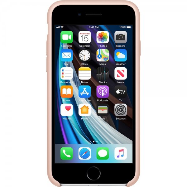 Apple Original iPhone 7/8/SE Skal Silicone Case Pink Sand