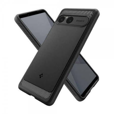 Spigen Sony Xperia 10 VII Skal Rugged Armor Matte Black