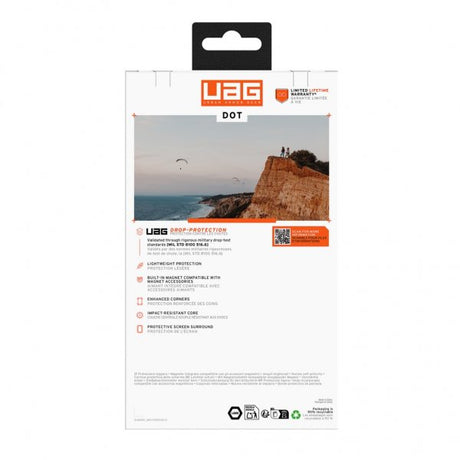 Urban Armor Gear (UAG) Samsung Galaxy S26 Plus Skal Dot MagSafe True Clear Ice/Ash