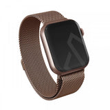 Burga Apple Watch 44/45/46mm/Ultra 49mm Armband Metal Mesh Roseguld