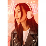 Happy Plugs Play Youth Headphones Rosa Guld