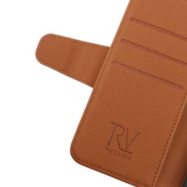 Rvelon iPhone 11 Fodral 4 Kortfack Brun