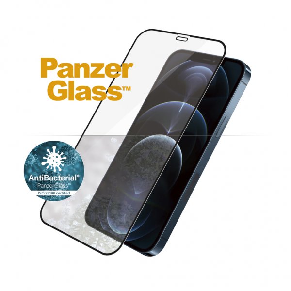 PanzerGlass iPhone 12 Pro Max Skärmskydd Edge-to-Edge Case Friendly