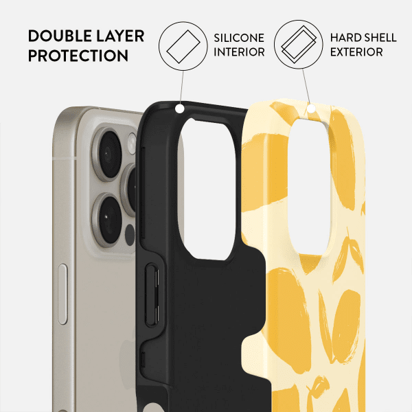 Burga iPhone 16 Pro Skal Tough MagSafe Lemon Tart