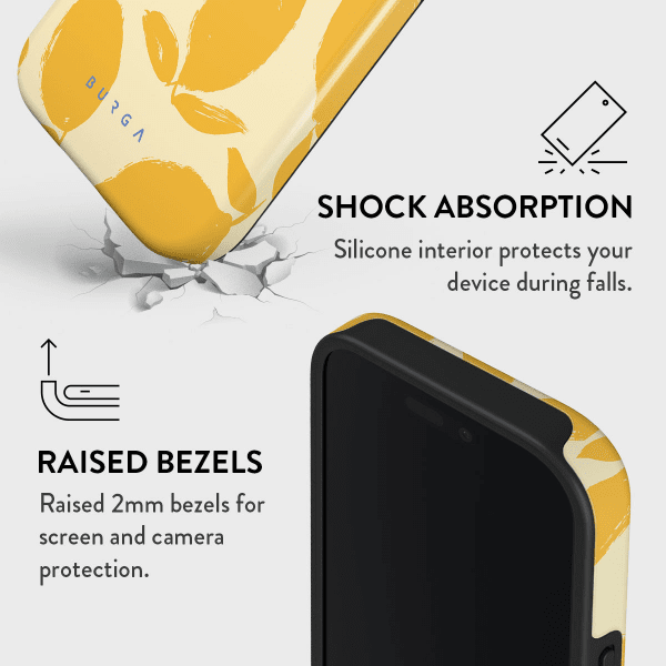 Burga iPhone 16 Pro Max Skal Tough MagSafe Lemon Tart