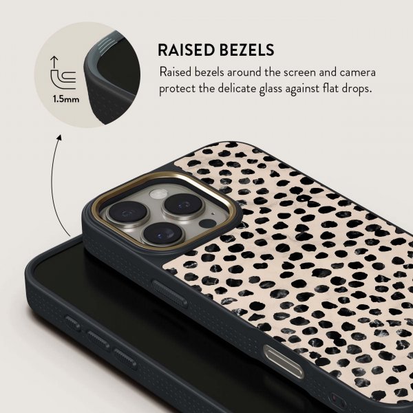 Burga iPhone 15 Plus Skal Elite Dark MagSafe Almond Latte