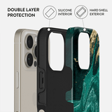 Burga iPhone 15 Skal Tough MagSafe Emerald Pool