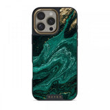 Burga iPhone 14 Skal Elite Dark MagSafe Emerald Pool