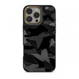 Burga iPhone 16 Plus Skal Elite Dark MagSafe Night Black Camo
