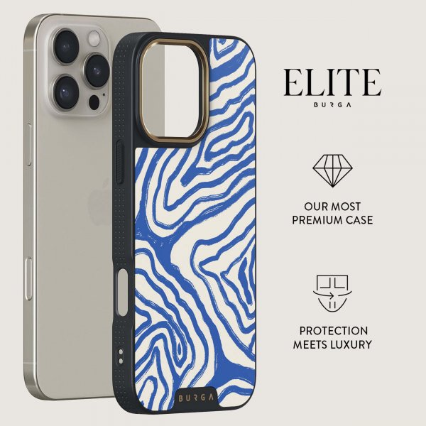 Burga iPhone 15 Skal Elite Dark MagSafe Seven Seas