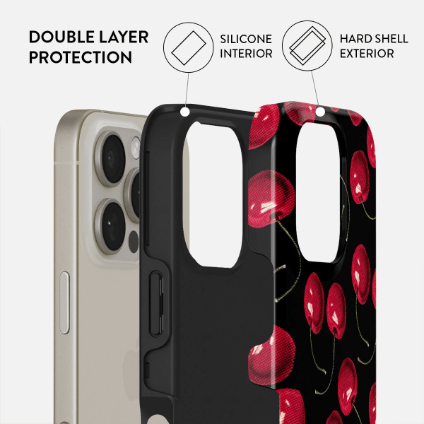 Burga iPhone 16 Skal Tough Cherrybomb