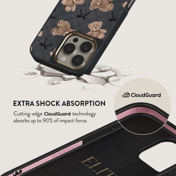 Burga iPhone 16 Plus Skal Elite Dark MagSafe BFF
