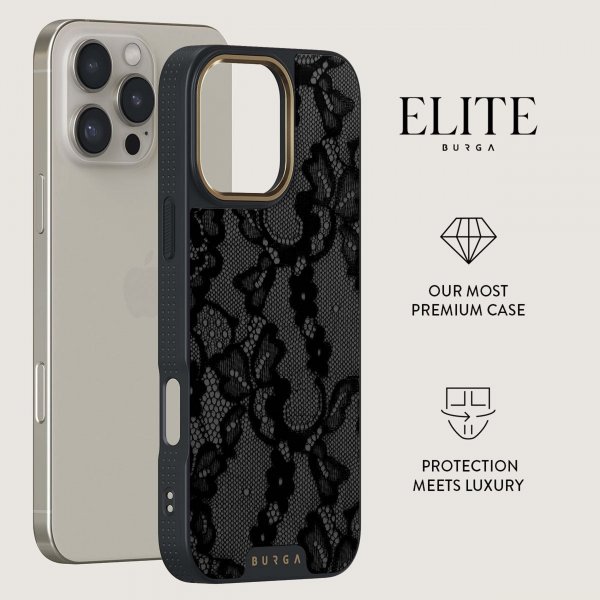 Burga iPhone 14 Skal Elite Dark MagSafe Magnetic
