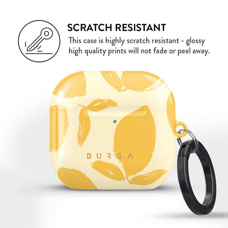 Burga AirPods 4 Skal Design Lemon Tart