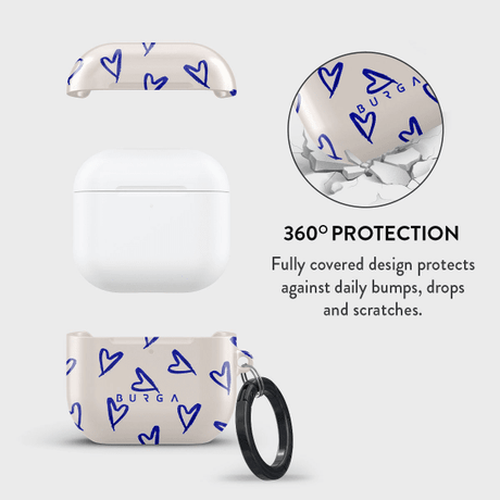 Burga AirPods 4 Skal Design Love Me Right