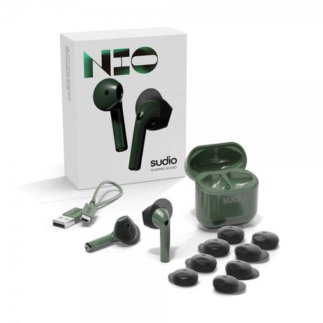 Sudio Hörlurar True Wireless NIO Grön