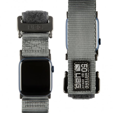 Urban Armor Gear (UAG) Apple Watch 44/45/46mm/Apple Watch Ultra Armband Active Strap LE Mörkgrå
