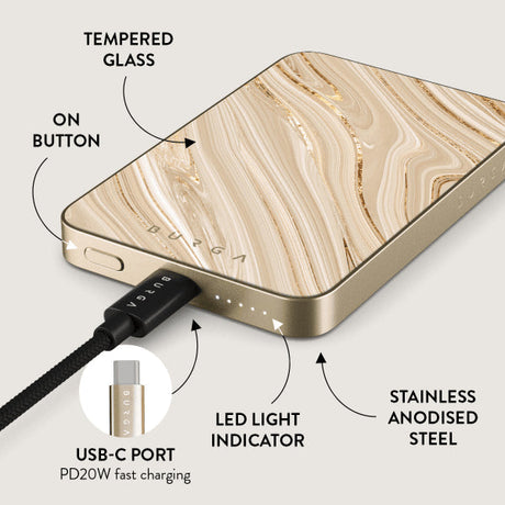 Burga Powerbank MagSafe 5000 mAh Full Glam
