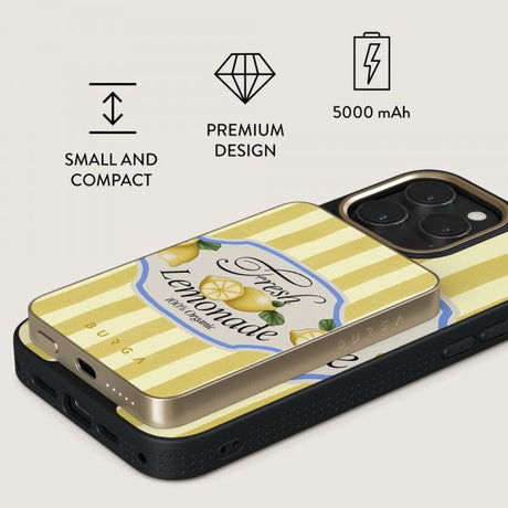 Burga Powerbank MagSafe 5000 mAh Frizzante Guld