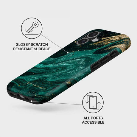 Burga iPhone 17 Skal Tough MagSafe Emerald Pool