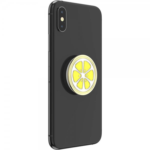 Popsockets PopGrip Enamel Lemon Slice Yellow