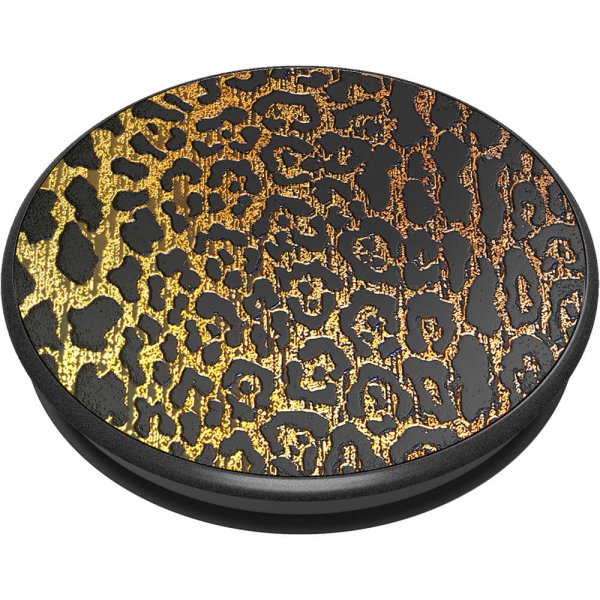 Popsockets PopGrip Embossed Metal Leopard