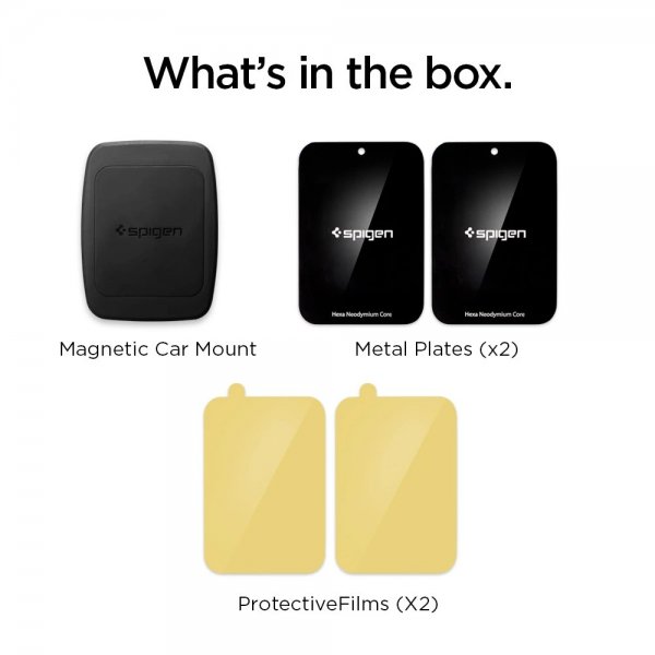 Spigen Kuel H12 Magnetisk Bilhållare Luftventilmontering Svart