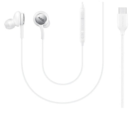 Samsung Original AKG Trådade Hörlurar med USB-C Kontakt Vit