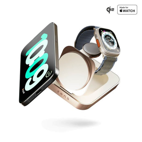 Zens Trådlös Laddare Nightstand Charger Pro 2 MagSafe Copper