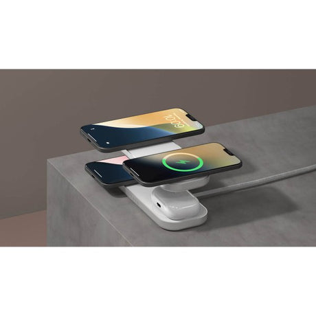 Zens Trådlös Laddare Quattro Pro 4 Qi2 MagSafe Vit