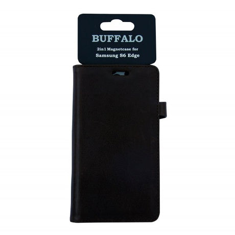 Buffalo Samsung Galaxy S6 Edge Fodral 2in1 Magnet Case Brun