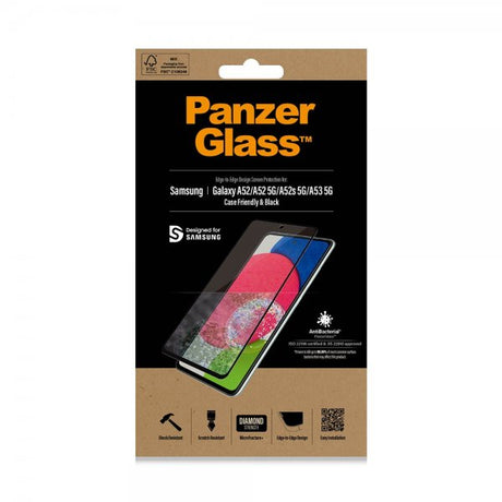 PanzerGlass Samsung Galaxy A52/A52s/A53 5G Skärmskydd CaseFriendly
