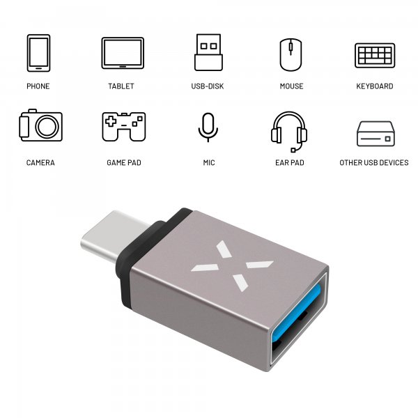 Fixed Adapter Link USB-C till USB-A