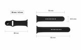Fixed Apple Watch 44/45/46mm/Apple Watch Ultra Armband Silicone Strap Rosa