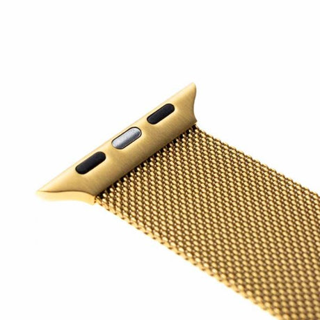 Fixed Apple Watch 44/45/46mm/Apple Watch Ultra Armband Mesh Strap Guld