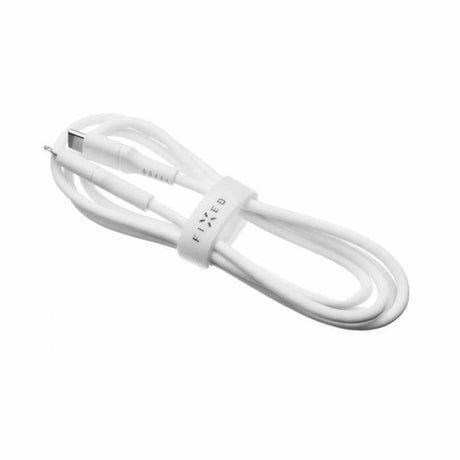Fixed Kabel Liquid Silicone USB-C/Lightning 2m Vit