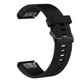 Fixed Garmin QuickFit 20mm Armband Silicone Strap Svart