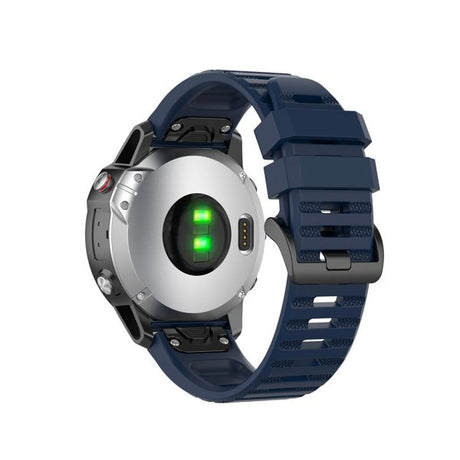 Fixed Garmin QuickFit 22mm Armband Silicone Strap Blå