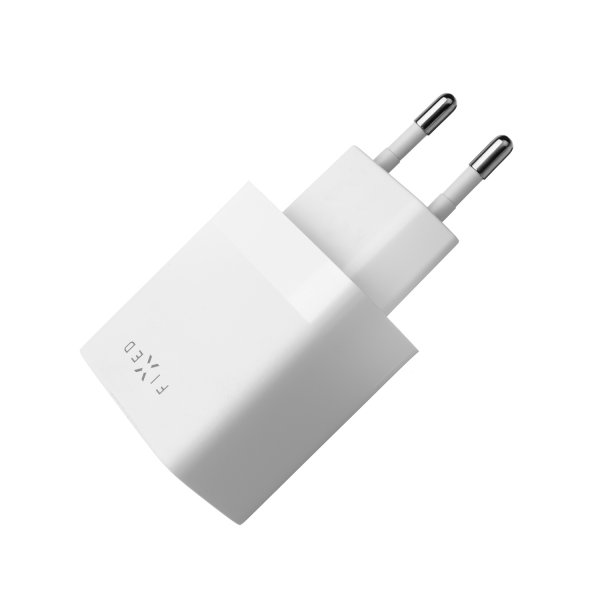 Fixed Laddare 2xUSB-A 17W Vit
