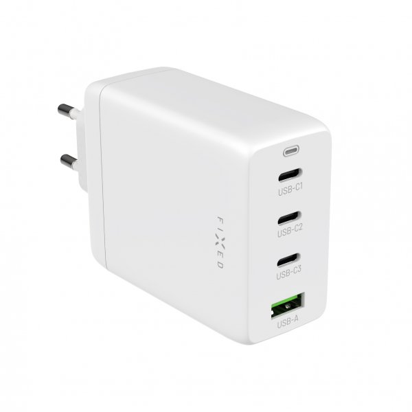 Fixed Laddare GaN100 3xUSB-C & 1xUSB-A