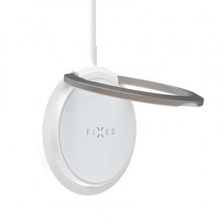 Fixed Trådlös Laddare MagPad Wireless Charger MagSafe Vit