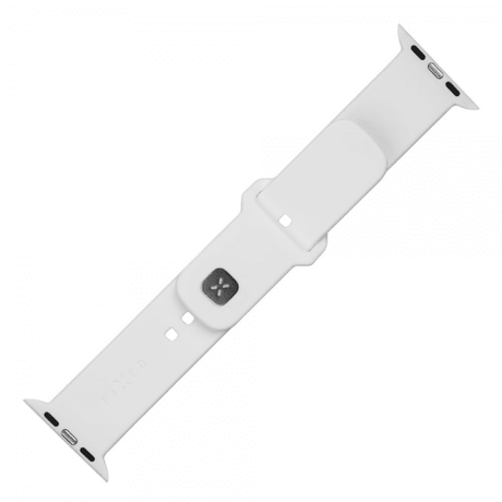 Fixed Apple Watch 44/45/46mm Armband Silicone Sporty Strap Vit