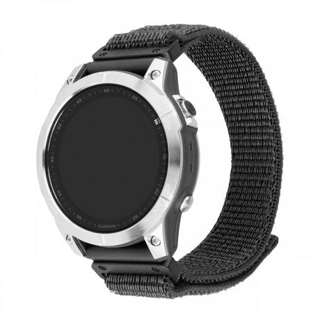 Fixed Garmin QuickFit 26mm Armband Nylon Strap Grå