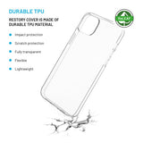 Fixed iPhone 14 Plus/iPhone 15 Plus Skal ReStory Transparent